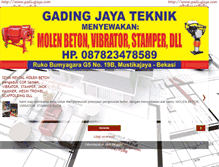Tablet Screenshot of gadingjaya.com